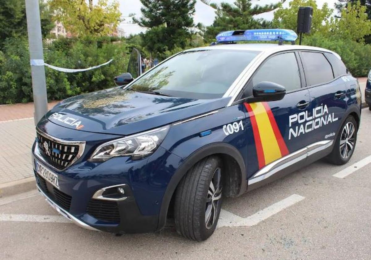 Un coche policial en una imagen de archivo