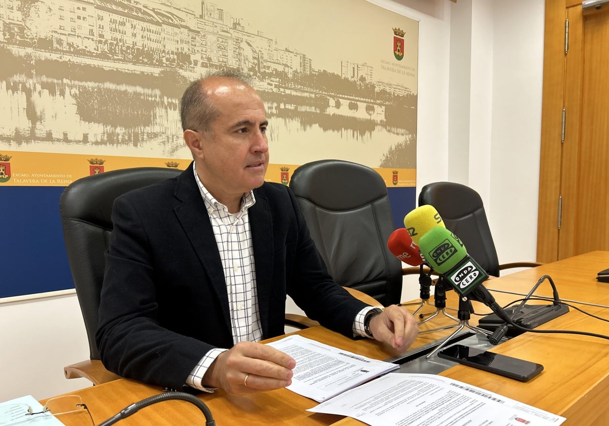 Jesús García-Barroso en rueda de prensa tras la Junta de Gobierno Local