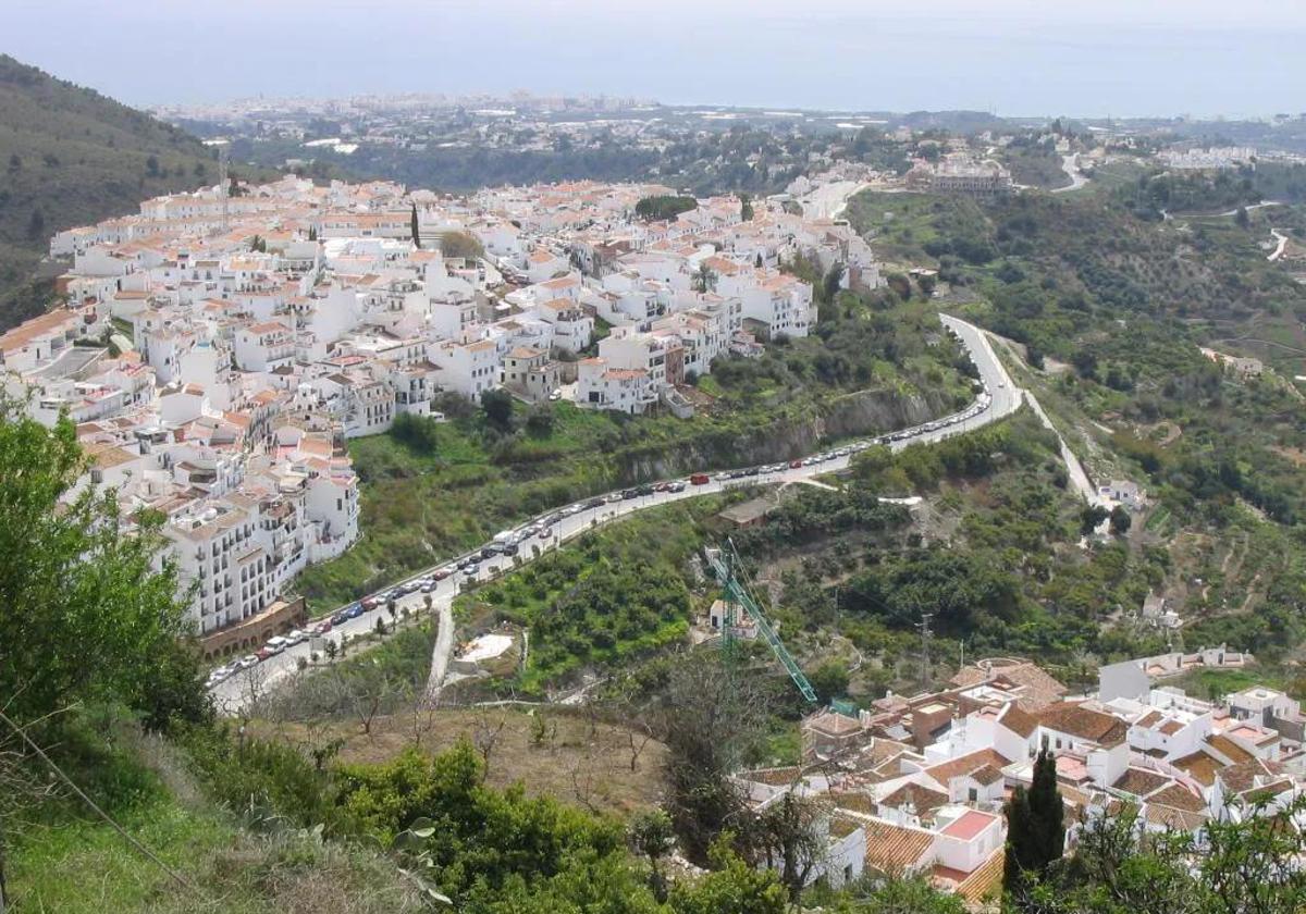 Vista panorámica de Frigiliana