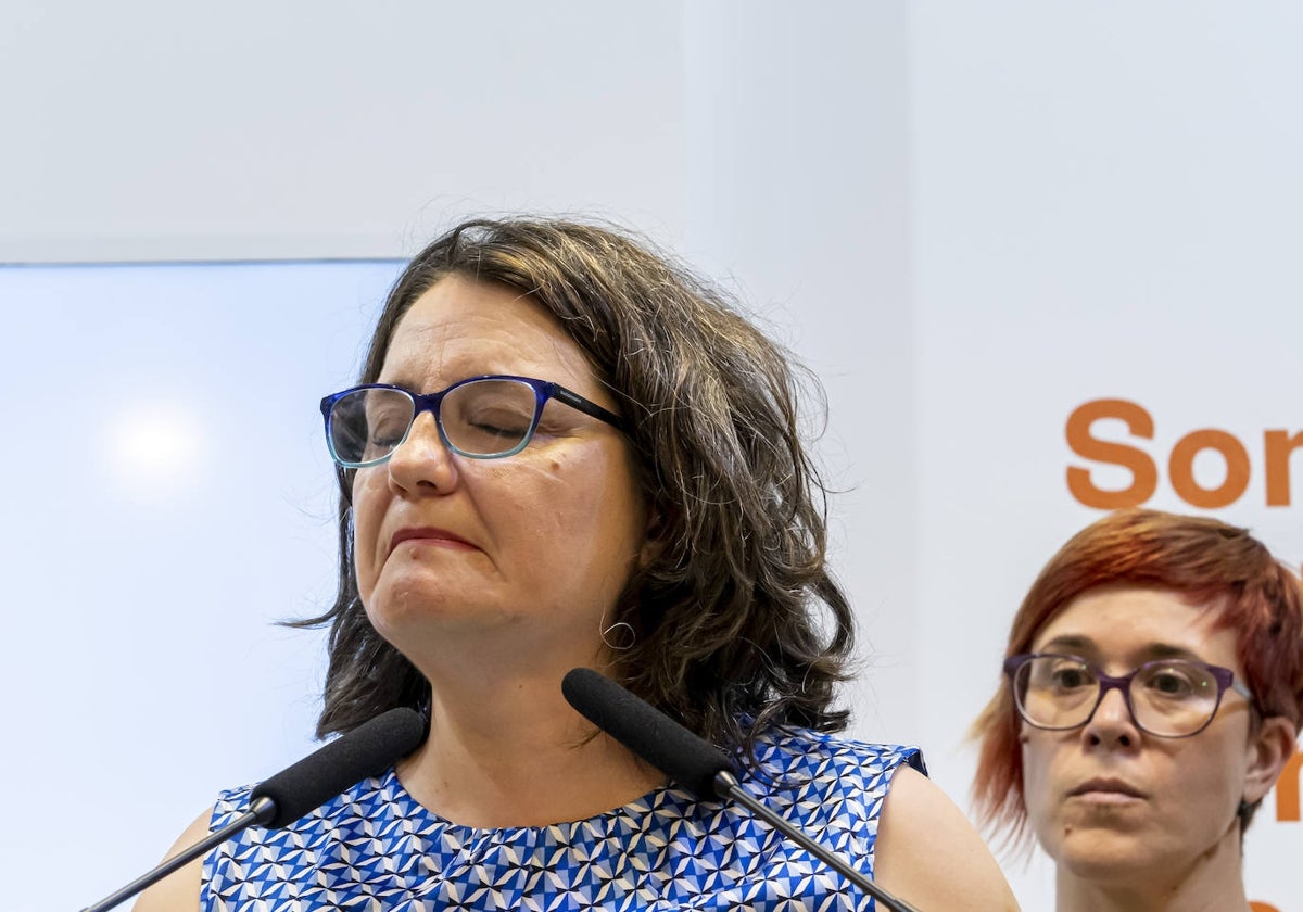 Imagen de Mónica Oltra tomada el día de su dimisión