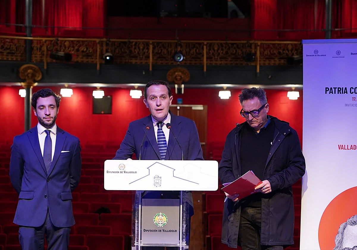 Guillermo Garabito, Conrado íscar y José Luis Cienfuegos presentan la segunda edición del congreso 'Valladolid en la Lengua'