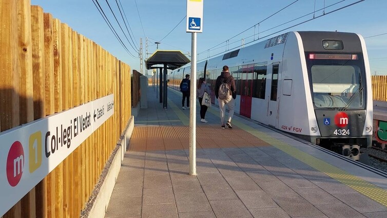 Metrovalencia interrumpe por obras la circulación entre las estaciones de Torrent y Picassent de la Línea 1 del 6 al 8 de abril