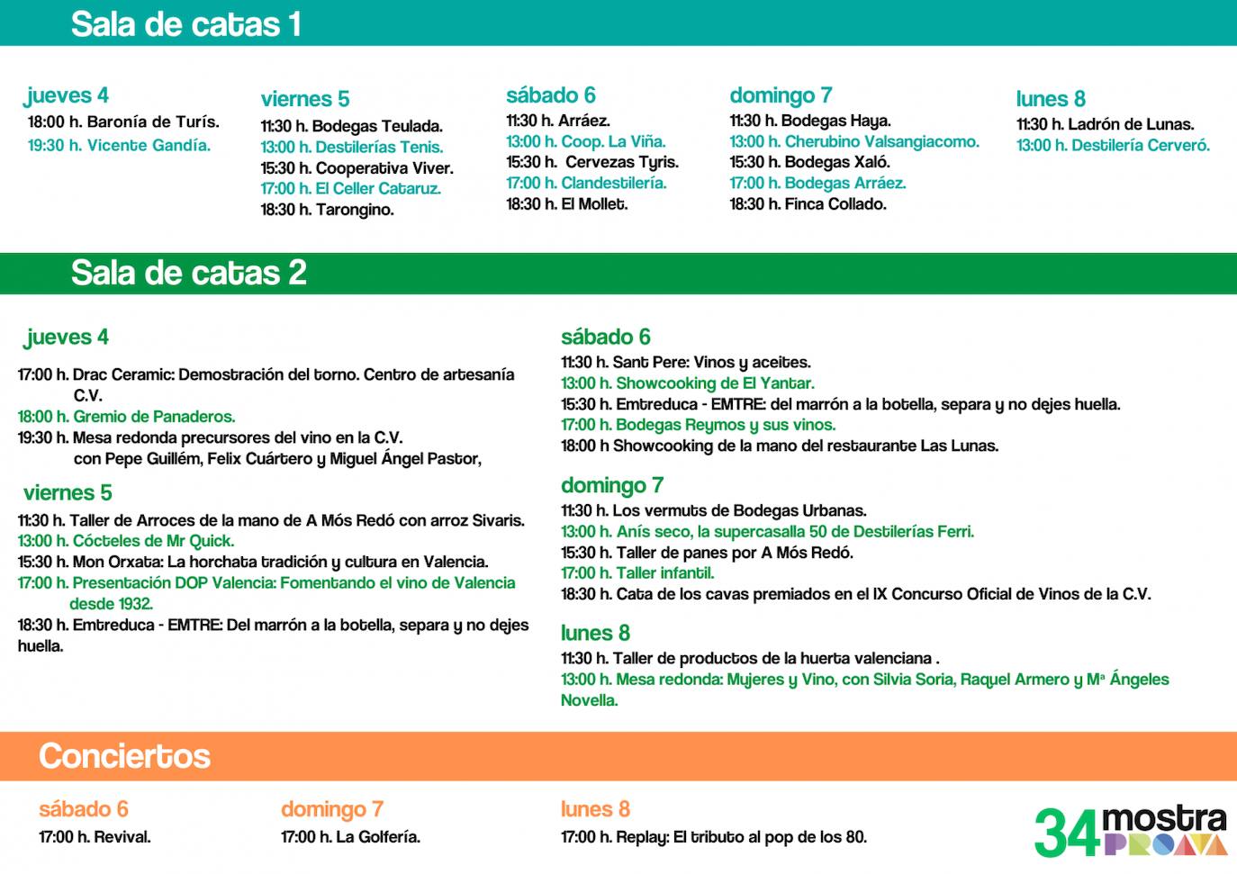 Imagen del programa de la Mostra Proava 2024