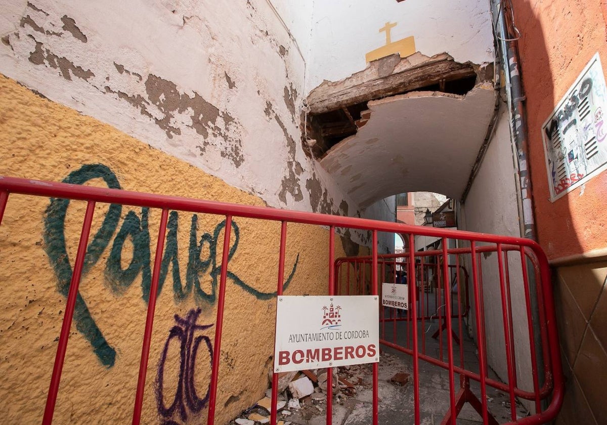 Camarín de la Virgen del Socorro, en la zona más próxima a la Almagra