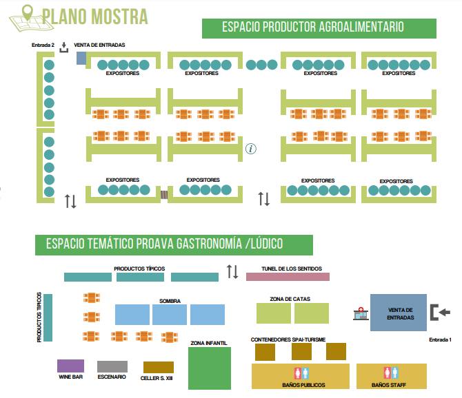 Imagen del mapa de la Mostra Proava 2024