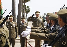 Las imágenes del desfile militar en el Centro de Mantenimiento de Vehículos de El Higuerón