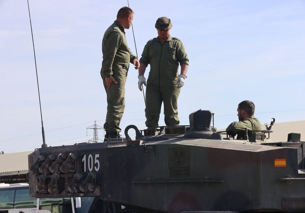 Entrenamiento de militares ucranianos en Zaragoza