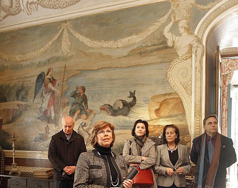 Interior del Salón de Tobías, donde será una de las principales restauraciones