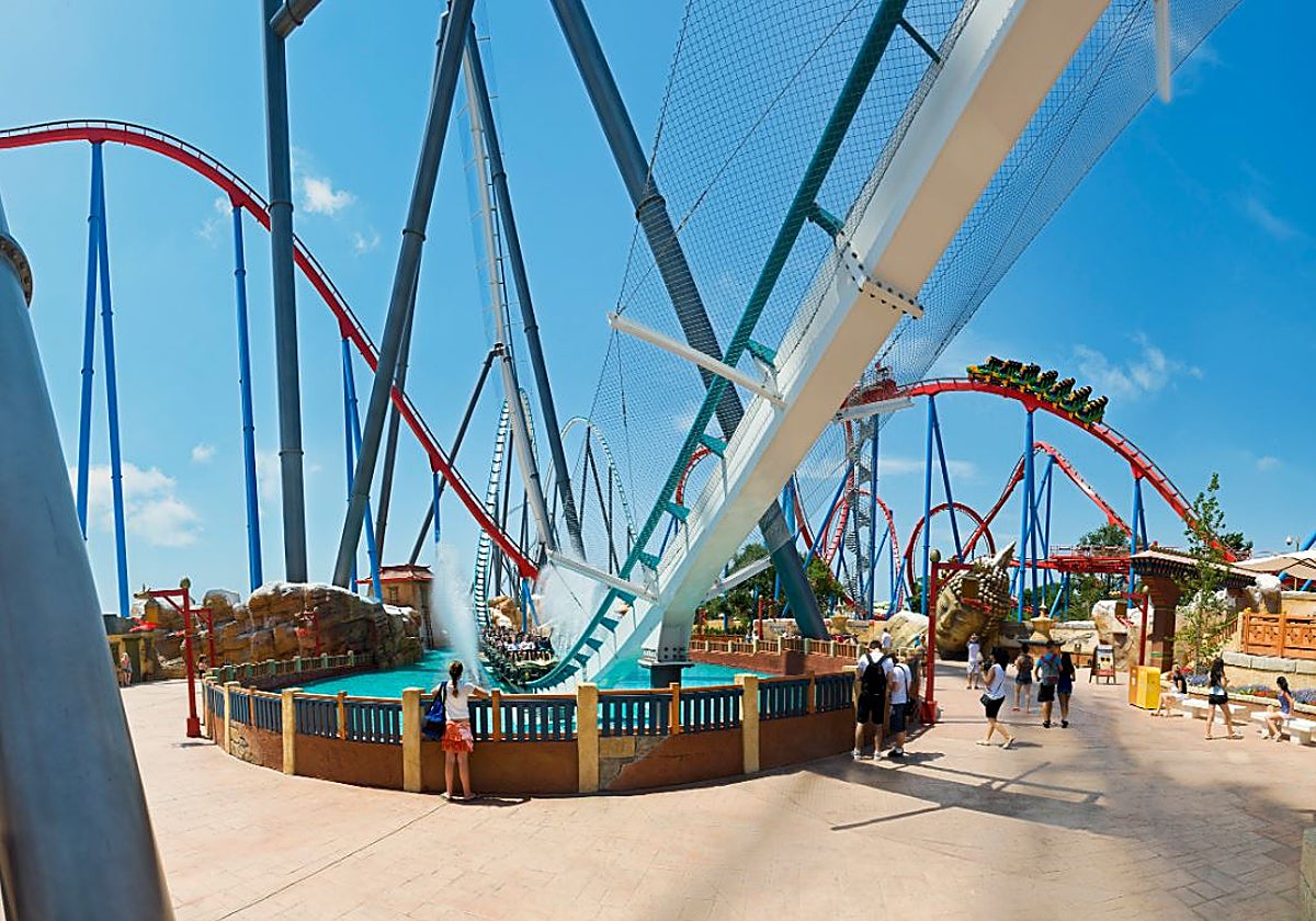 Algunas de las atracciones de vértigo de este parque tan valorado
