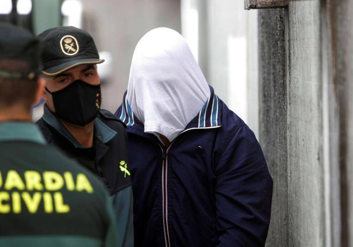 Uno de los detenidos por el crimen de Samuel Luiz, en La Coruña, en una imagen tomada el 5 de agosto de 2021