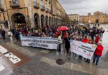 Las plataformas claman contra el «desmantelamiento» de la Sanidad pública