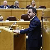 Aragonès advierte al Gobierno: «La amnistía dejó de ser imposible en dos días, como pasará con el referéndum»