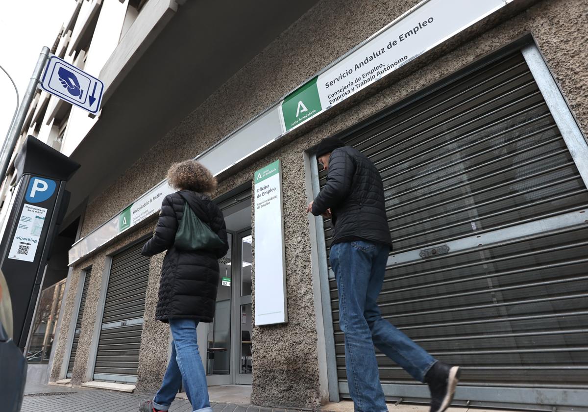 Una oficina del Servicio Andaluz de Empleo en Córdoba