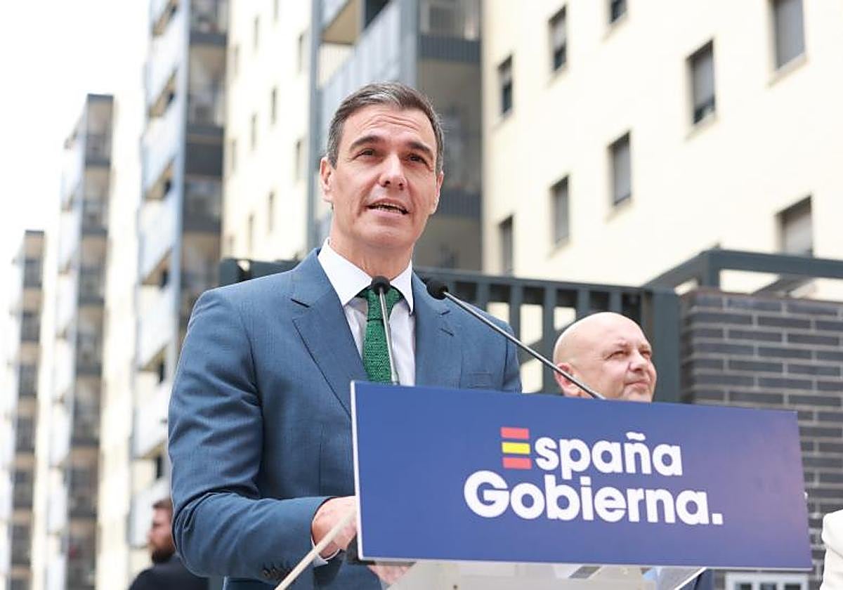 El presidente del Gobierno, Pedro Sánchez
