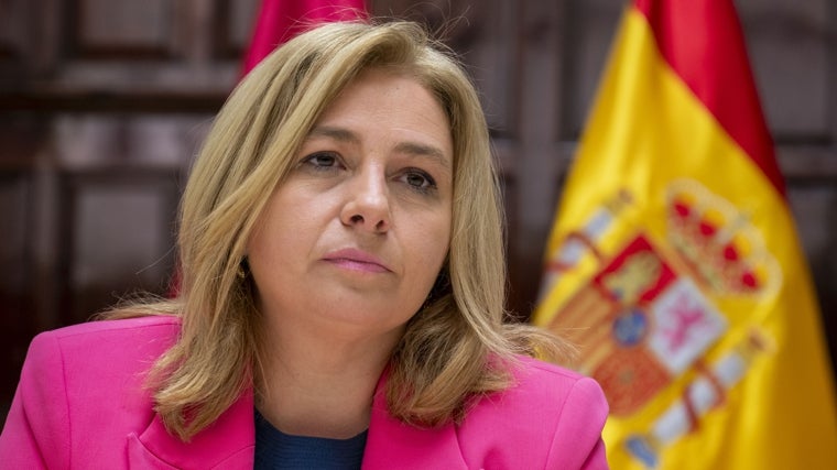 La alcaldesa en funciones, vicealcaldesa y portavoz del Ayuntamiento de Madrid, Inma Sanz