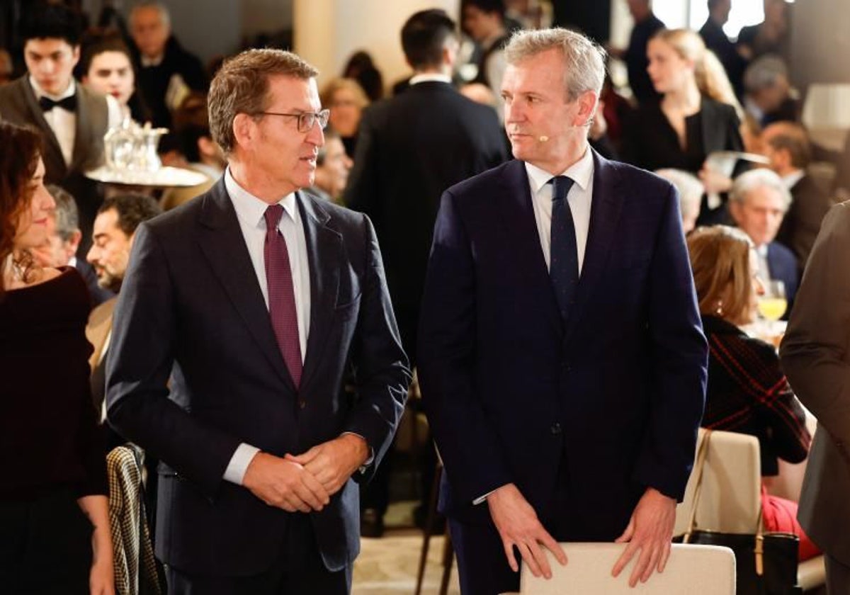 Feijóo y Rueda, juntos en Madrid, en una imagen de archivo