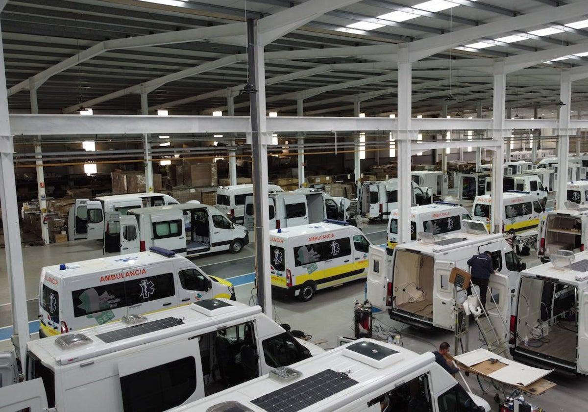 Interior de la planta de Eurogaza en Fuente La Lancha (La Carlota)