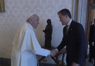 El Papa dice al alcalde que «lleva a Toledo en el corazón» y que le encantaría estar en el Centenario de la catedral