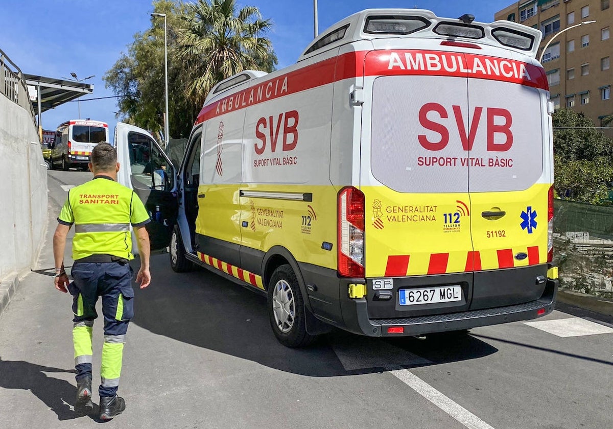 Imagen de archivo de una ambulancia