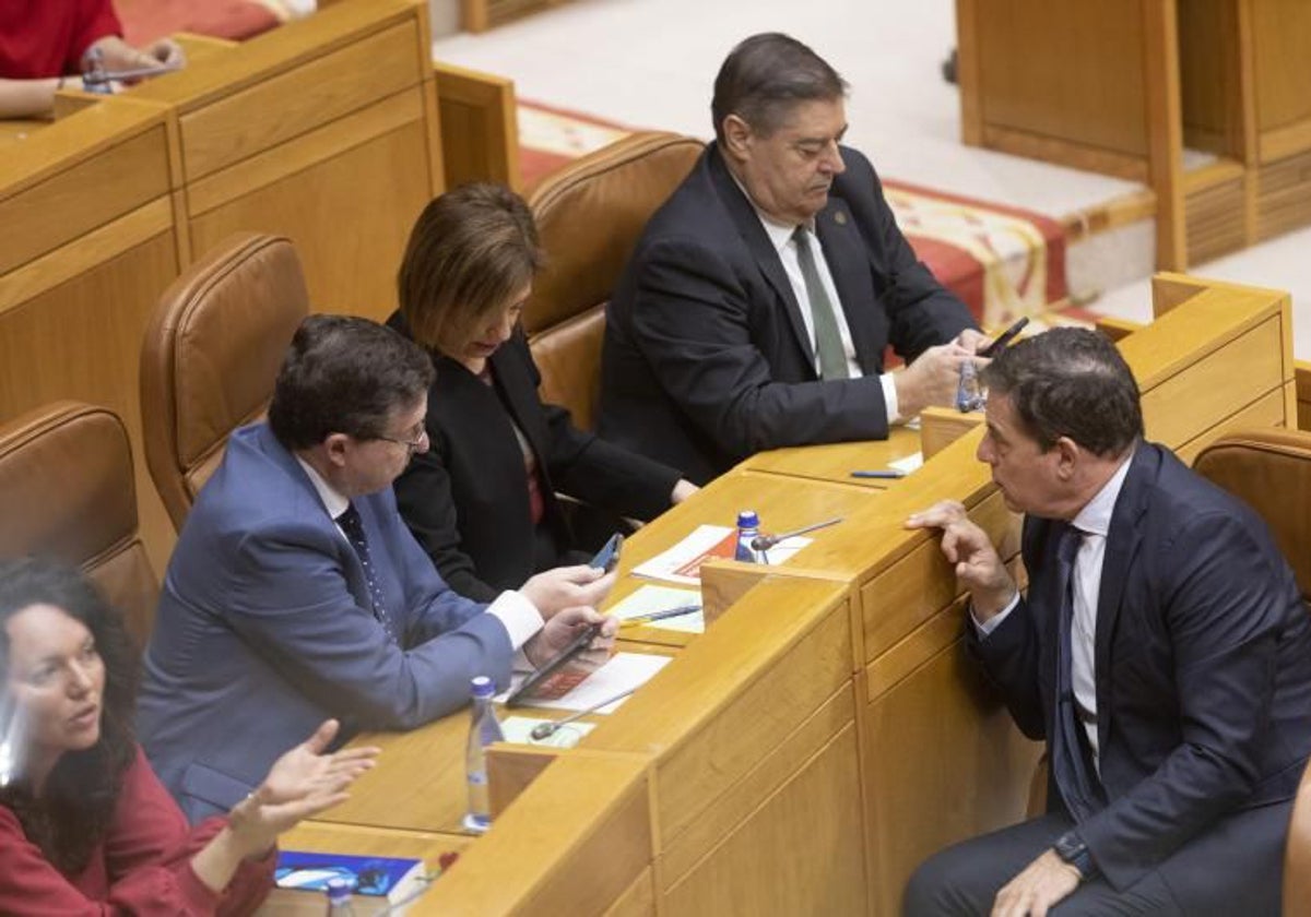 La bancada socialista, el pasado 18 de marzo