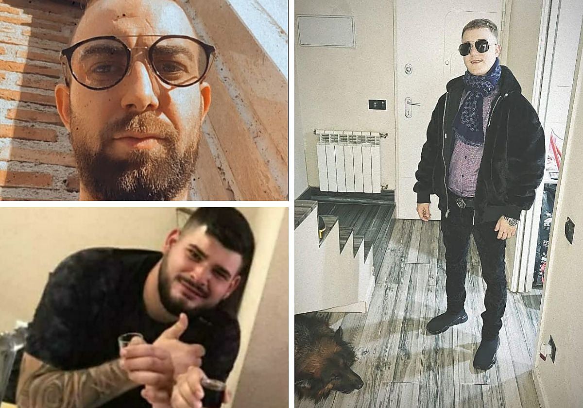 El Churrita (arriba), Lolo (abajo) y Miguelito (derecha)