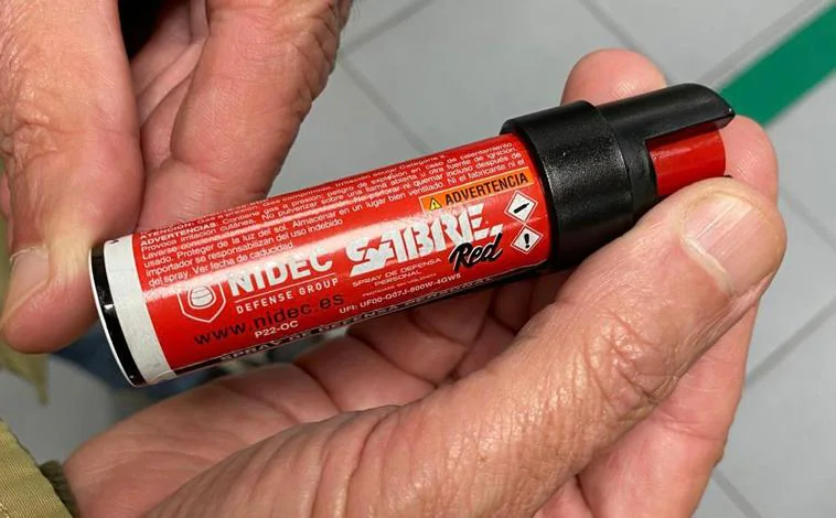 Imagen - El espray de gas pimienta usado por el agresor