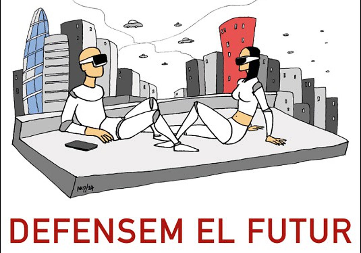 Aspecto parcial de la portada del Anuari 2024 Next Llobregat que aborda el futuro metropolitano