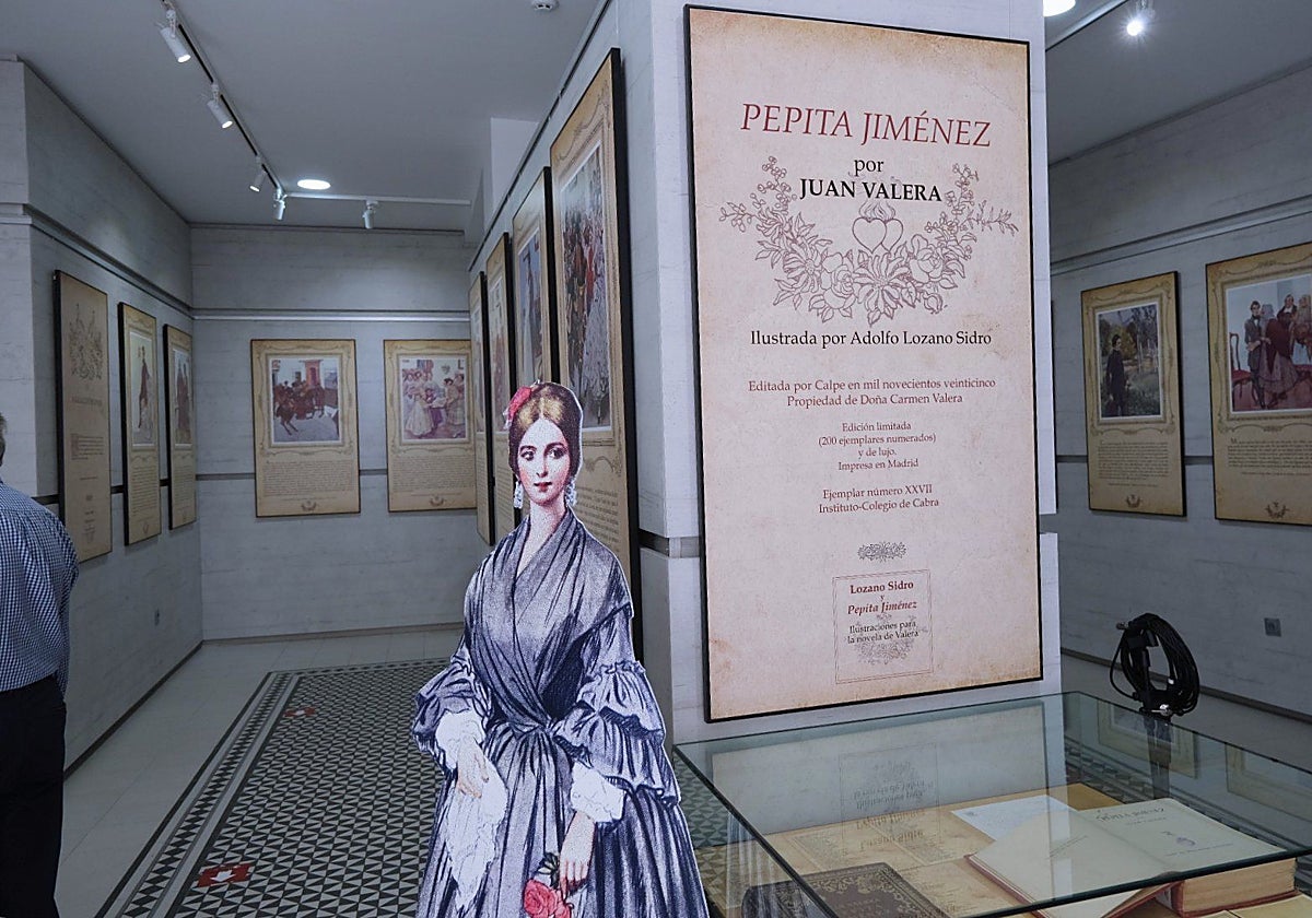 Exposición en la Casa de la Cultura de Cabra con las ilustraciones de Lozano Sidro
