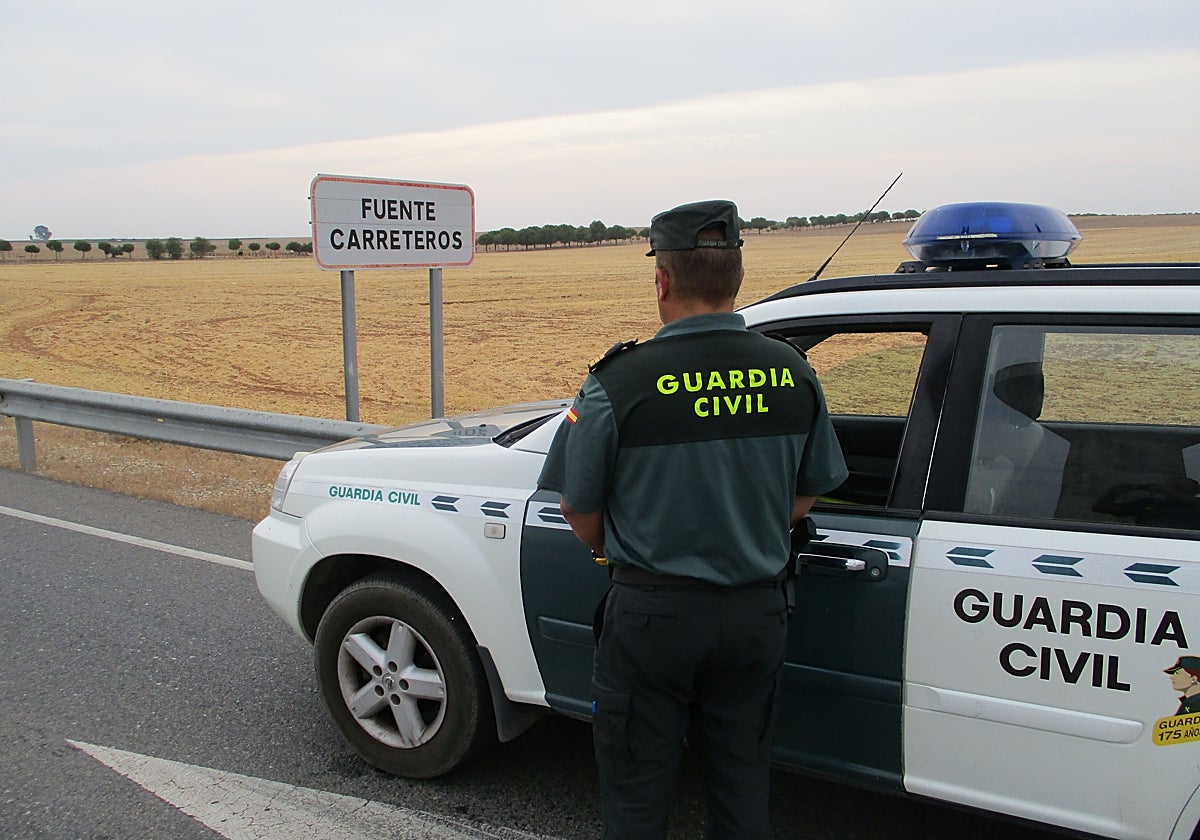 La Guardia Civil, en Fuente Carreteros