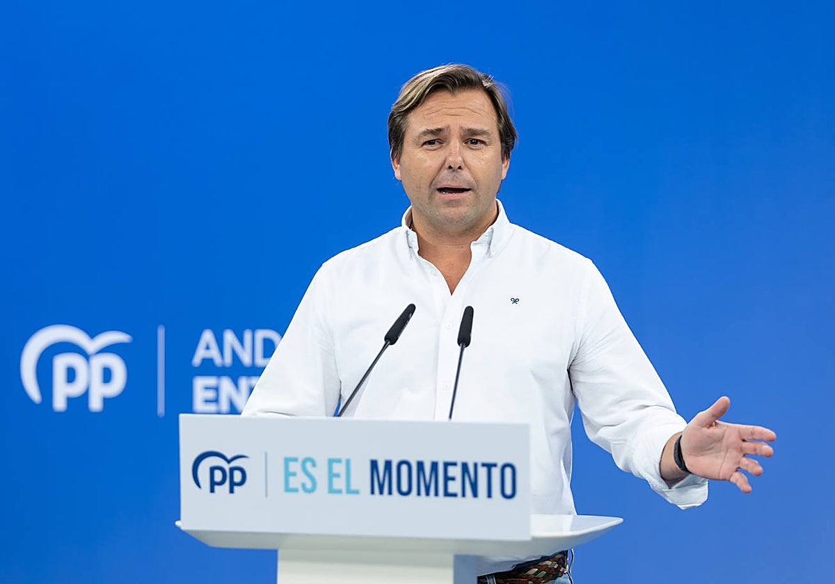 Antonio Repullo, secretario general del PP en Andalucía