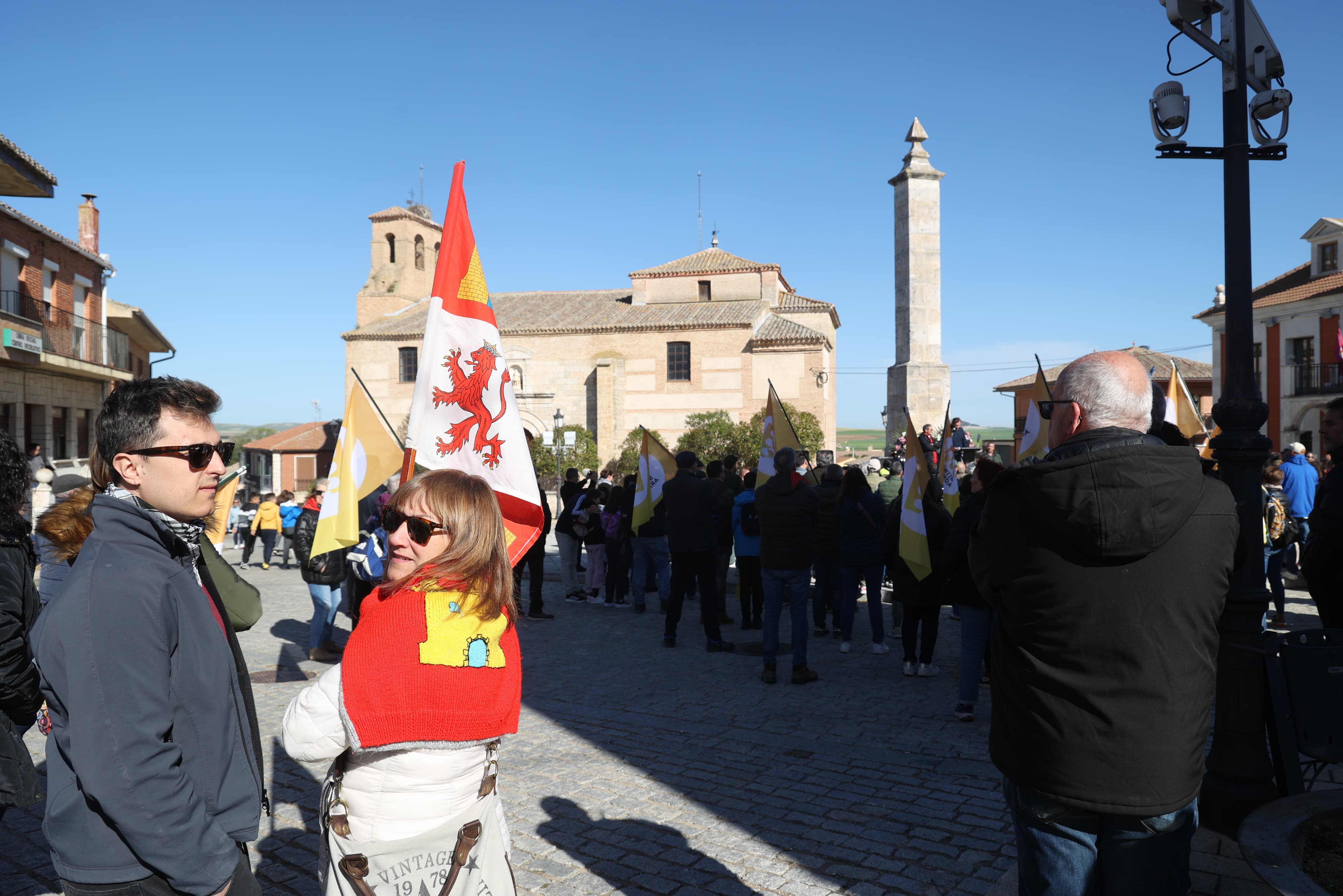 Ambiente festivo en Villalar de los Comuneros