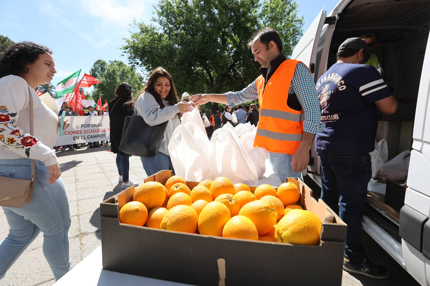 Fotos: la protesta de los agricultores de Córdoba