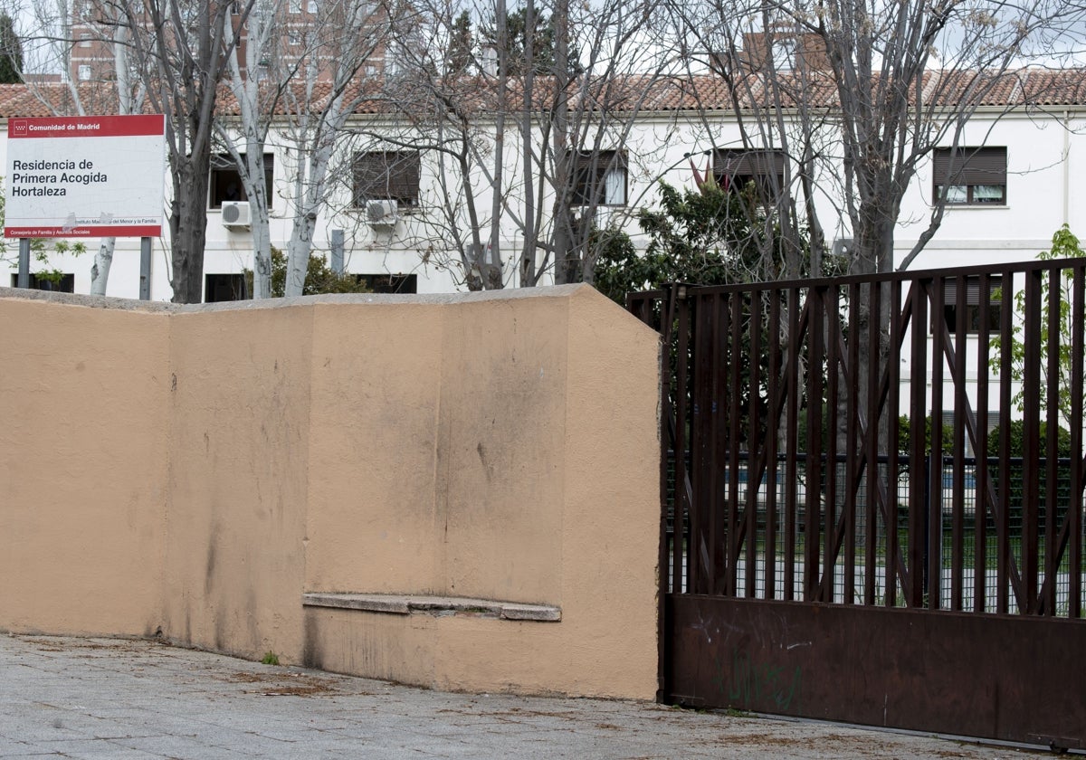 Centro de primera acogida de menores inmigrantes no acompañados, en Hortaleza