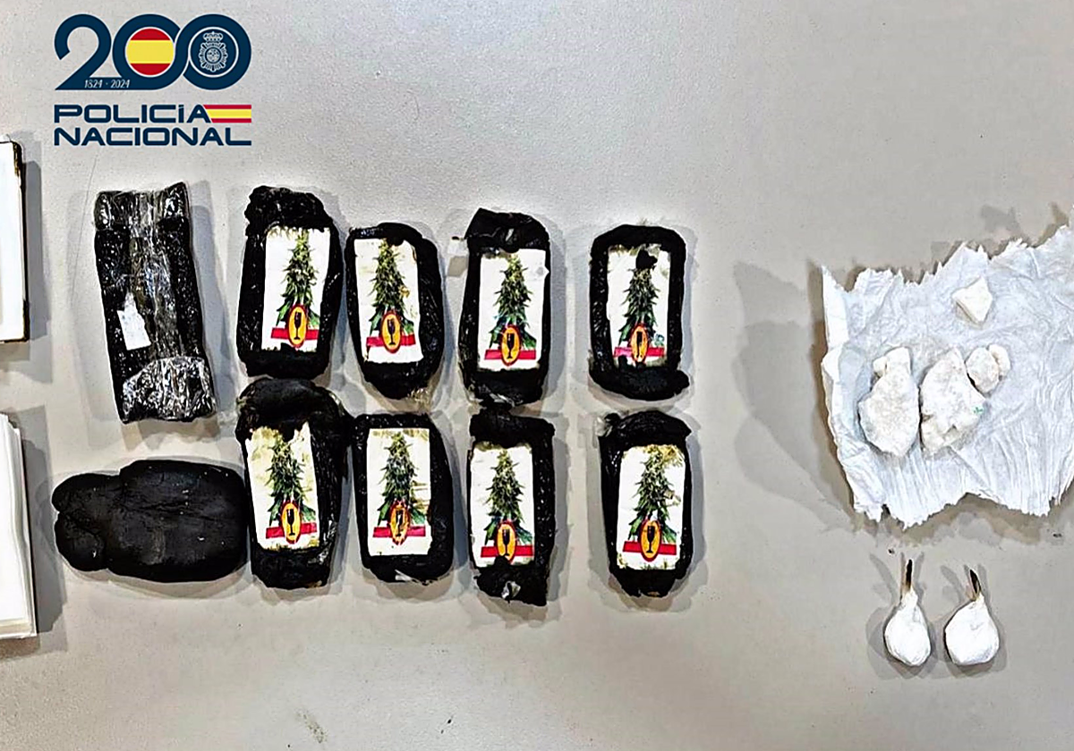 Droga interceptada en el dispositivo policial de la prisión