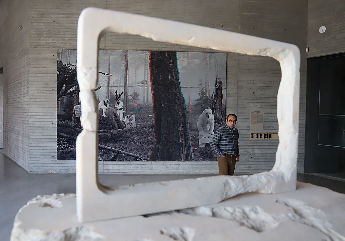 Una de las obras de la exposición