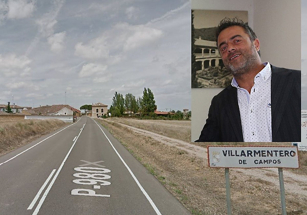 Pedro Burgos, en una imagen de archivo, alcalde de Villarmentero de Campos (Palencia)