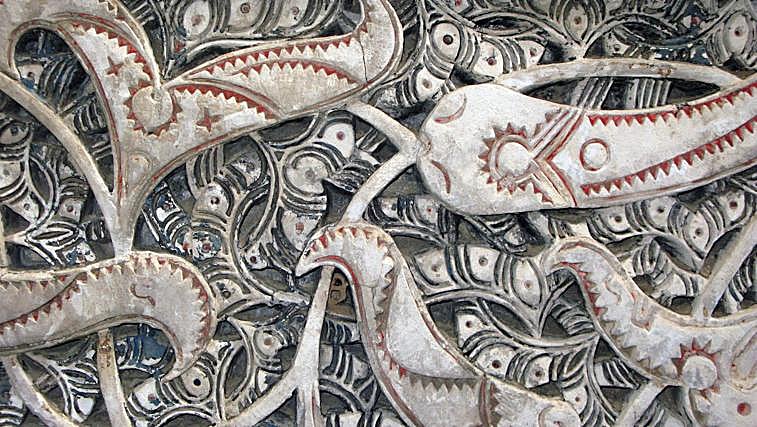 Otro detalle de la decoración de la bóveda