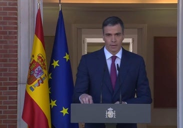 Las mejores frases del comunicado de Pedro Sánchez