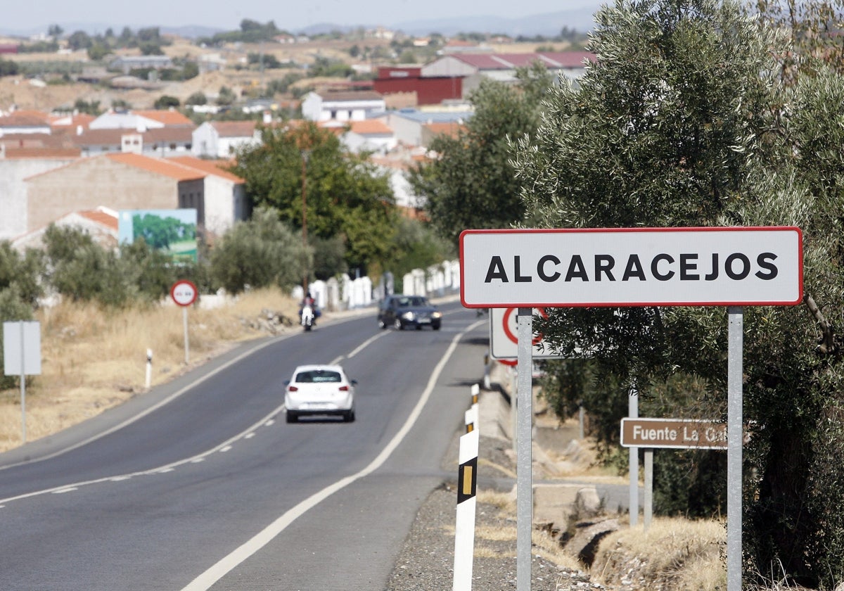 Entrada al término municipal de Alcaracejos