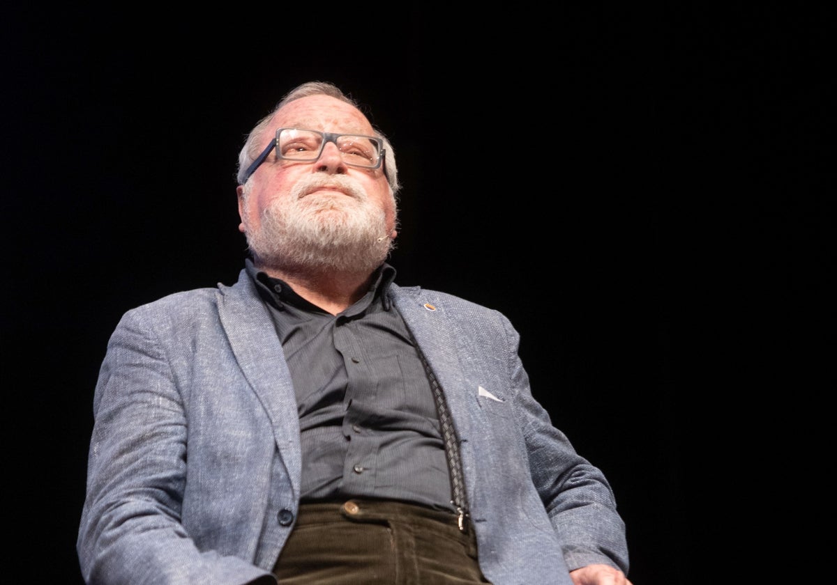 El filósofo Fernando Savater, en el foro España a debate, en Sevilla, este febrero
