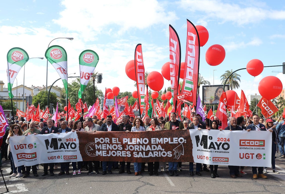Fotos: La manifestación del 1 de mayo en Córdoba