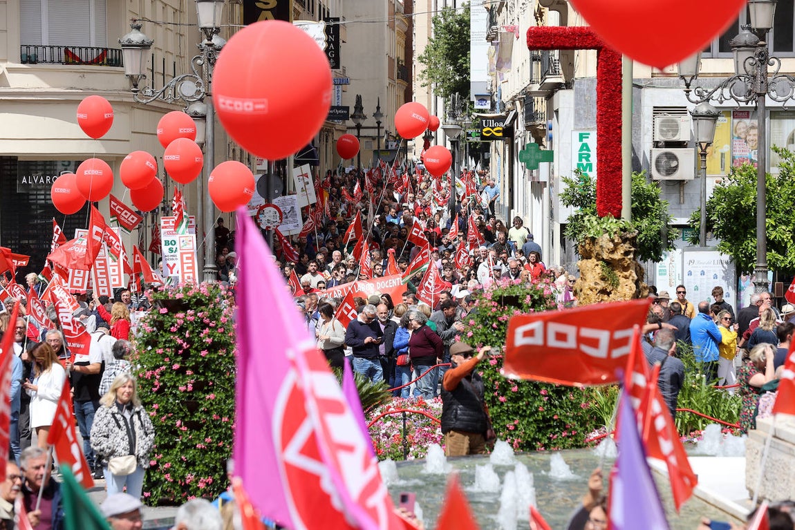 Fotos: La manifestación del 1 de mayo en Córdoba