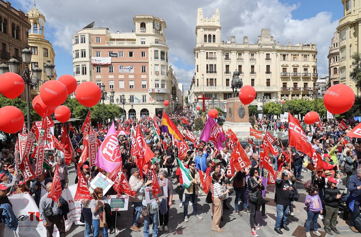 Fotos: La manifestación del 1 de mayo en Córdoba
