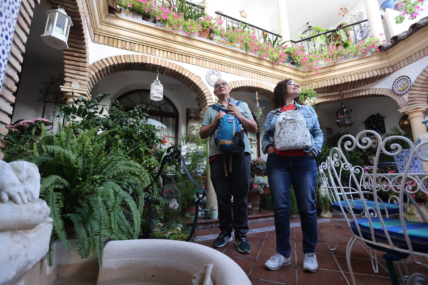 Las mejores imágenes de los Patios de Córdoba en los barrios de Santa Marina y San Agustín