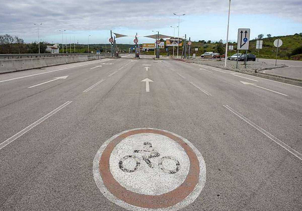Peaje fronterizo con Portugal