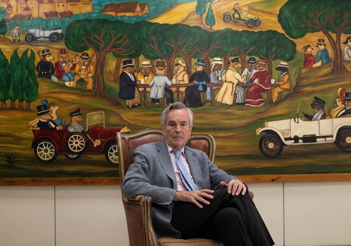 El empresario, en su despacho de Ronda de los Tejares, esta semana