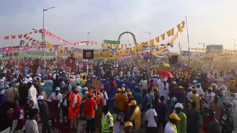 Mahamat Idriss Déby Itno hace campaña en Yamena