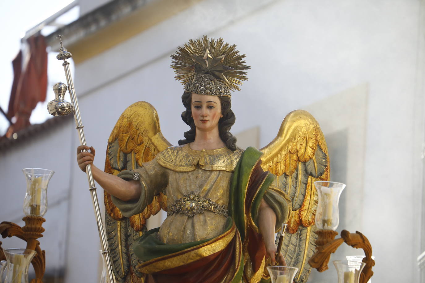 Fotos: La elegante procesión del Arcángel San Rafael en Córdoba
