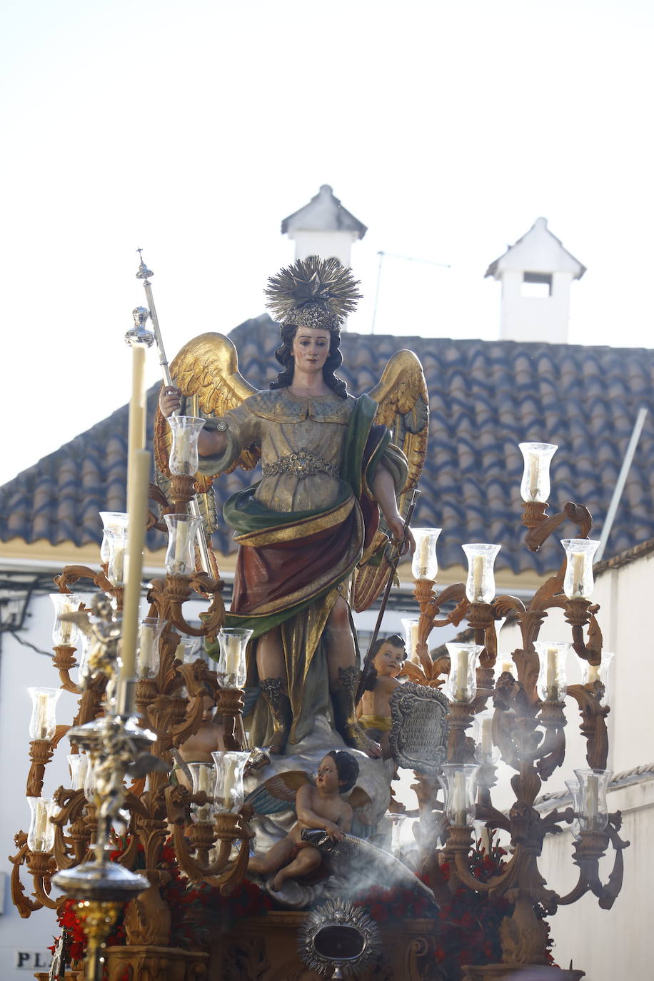 Fotos: La elegante procesión del Arcángel San Rafael en Córdoba
