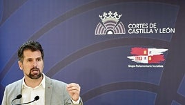 Tudanca exige «retirar de inmediato» la proposición de Ley de Concordia de Castilla y León